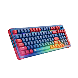 Y98 98键 三模机械键盘 星际迷航 TTC金粉V2 RGB