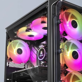 COLORFUL 七彩虹 组装电脑 （黑色、500GB SSD、酷睿12400F、RTX 3060 Ti 8G、16GB)