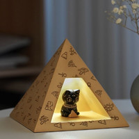 大英博物馆 安德森猫巴斯特萌猫 金字塔感应灯