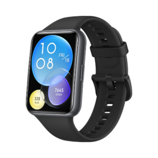 华为(HUAWEI) WATCH FIT 2 高清焕彩全面屏 蓝牙通话 自主健康管理血氧监测 强劲续航 fit2手表活力黑