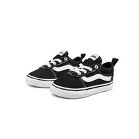 VANS 范斯 ACTIVE系列 Ward Slip-On 儿童帆布鞋 VN0A3QU1187 黑色 26.5码