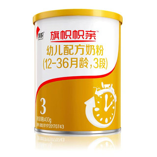 BANNER DAIRY 旗帜 帜亲幼儿配方奶粉3段(12-36个月龄)400g听装 含小分子蛋白+OPO