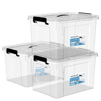 SPACEXPERT 空间专家 H5074 收纳箱 55L*3个 透明