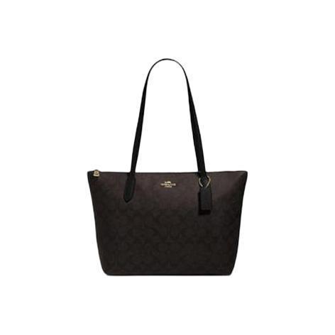 今日必买：COACH Tote系列 女士单肩包 4455 IME74 深棕色 中号