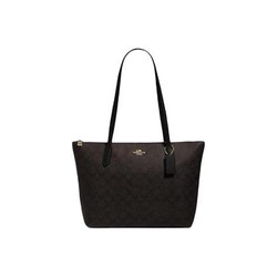 COACH 蔻驰 Tote系列 女士单肩包 4455 IME74 深棕色 中号