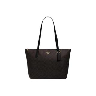 COACH Tote系列 女士单肩包 4455 IME74 深棕色 中号