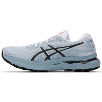 ASICS 亚瑟士 Gel-Nimbus 24 男子跑鞋 1011B359-404 白青 43.5