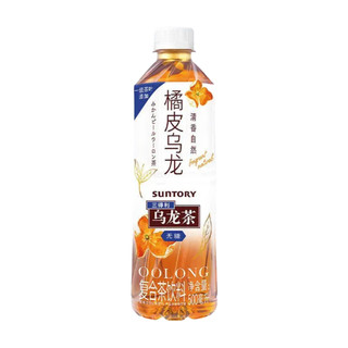 SUNTORY 三得利 无糖 橘皮乌龙茶 500ml*9瓶