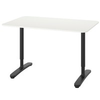 IKEA 宜家 00000316 可升降办公桌 白色黑色