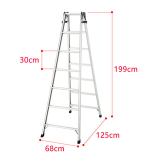 Hasegawa 长谷川 RC-21 家用折叠人字梯 六步