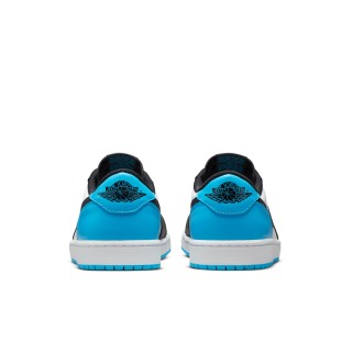 AIR JORDAN 正代系列 Air Jordan 1 Retro Low OG 男子篮球鞋 CZ0790-104 白色/暗白蓝/黑色 38.5