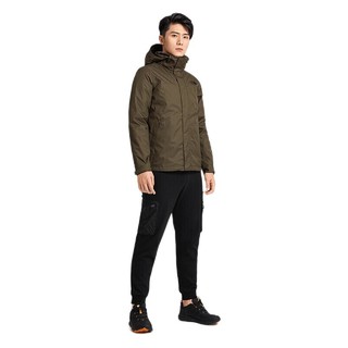 THE NORTH FACE 北面 男子三合一户外羽绒服 NF0A4U7L-6V0 绿色 XL