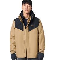 Jack Wolfskin 狼爪 ACTIVE OUTDOOR系列 男子三合一冲锋衣 5021571-5089 榆木棕色 L