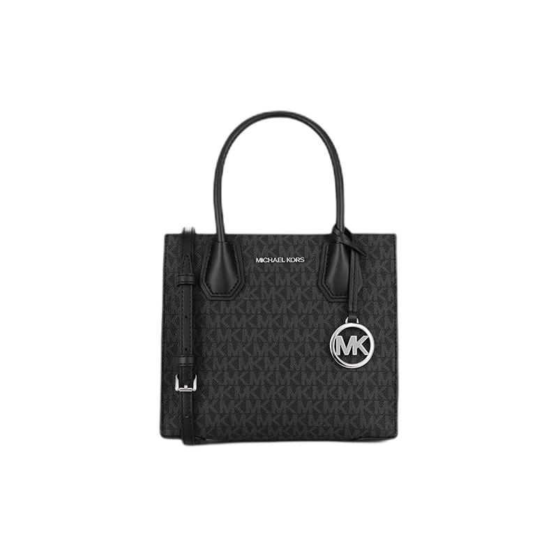 MICHAEL KORS 迈克·科尔斯 MERCER系列 女士手提包 35T1SM9M2B 黑色老花 中号