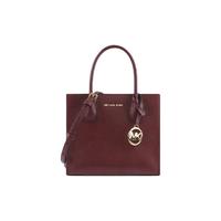 MICHAEL KORS 迈克·科尔斯 MERCER系列 女士手提包 35S1GM9M2L 酒红色 中号