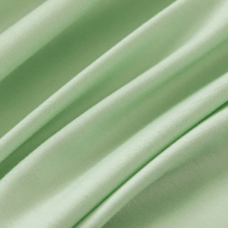Purcotton 全棉时代 淳臻 简约纯棉四件套 绿色 1.8m床