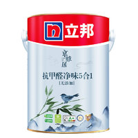 立邦 京雅居抗甲醛5合1乳胶漆 白色 5L