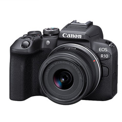 Canon 佳能 EOS R10 APS-C画幅 专微相机 标准变焦镜头套装（RF-S 18-45mm）