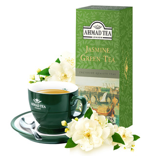 88VIP：AHMAD 亚曼 英国AHMAD TEA亚曼进口茶叶浓香型茉莉花茶绿茶袋泡茶包2g×25包 1件装