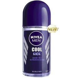 NIVEA 妮维雅 男士海洋酷爽爽身走珠液 50ml