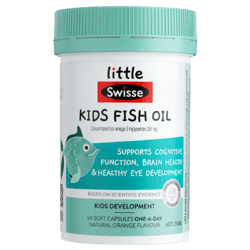 Swisse 斯维诗 儿童鱼油胶囊DHA+EPA(2-12岁) 60粒