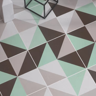 XIAOMI CERAMICS 小米瓷砖 颜值小花砖系列 F30114 几何艺术瓷砖 菱形几何 300*300mm