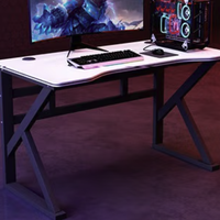 feizhouying 非洲鹰 电竞桌 黑色+白色 80*60*75cm