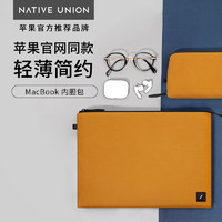 Native Union苹果MacBook内胆包Pro笔记本M2电脑包Air轻薄stow保护套M1适用13/14/15/16寸帆布收纳简约防震男