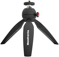 Manfrotto 曼富图 PIXI迷你三脚架，黑色（MTPIXI-B）