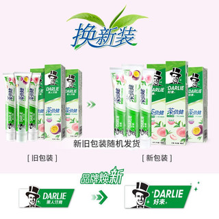 DARLIE 好来 茶倍健白桃味牙膏160g+百香果味牙膏160g