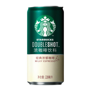 STARBUCKS 星巴克 经典浓郁咖啡饮料 228ml*12罐