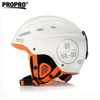 PROPRO 新款滑雪头盔男女成人轻质双单板头盔滑雪运动护具装备雪盔