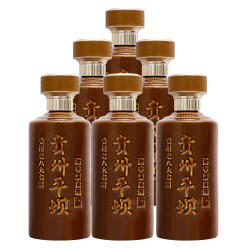 平坝窖酒平坝pingba酱香型高度白酒贵州老八大名酒53度500ml6瓶金樽