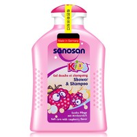 sanosan 哈罗闪 儿童二合一洗发沐浴露 覆盆子香型 200ml