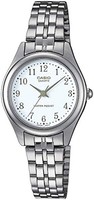 CASIO 卡西欧 女士数字石英手表 不锈钢表带 LTP-1129PA-7B