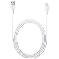 Apple 苹果 1米 原装充电线 塑料数据线Lightning接口连接线 白色 MQUE2AM/A