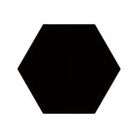 B.Yceramic tile 博意陶瓷 北欧纯色六角砖 黑色 290*250mm