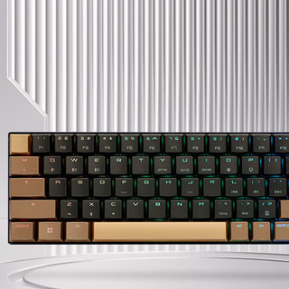 CHERRY 樱桃 G80-3861LYAEU-2 68键 三模机械键盘 MX-LP 6.1 Cherry 矮红轴 RGB 黑色