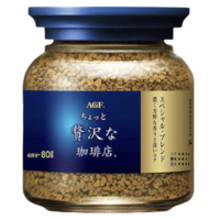 88VIP：AGF 特浓速溶黑咖啡 80g 蓝金罐