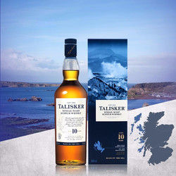 TALISKER 泰斯卡 10年 单一麦芽 苏格兰威士忌 45.8%vol 1L