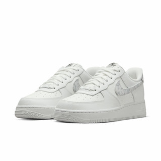 NIKE 耐克 Air Force 1 '07 ESS 女子运动板鞋 DJ9942-100 白灰 39