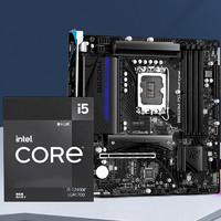 华擎 (ASRock) B660M PG Riptide 电竞主板+Intel 12代  i5-12490F 处理器 台式机 CPU 主板CPU套装