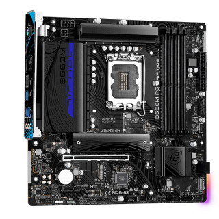 华擎 (ASRock) B660M PG Riptide 电竞主板+Intel 12代 i5-12490F 处理器 台式机 CPU 主板CPU套装