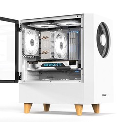 PADO 半岛铁盒 风灵白色 MATX电脑机箱