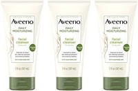 Aveeno 艾惟诺 每日保湿洁面乳，含舒缓燕麦，适合柔软肌肤，147ml，3件装