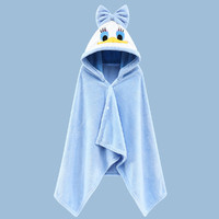 Disney 迪士尼 宝宝大浴巾全棉吸水柔软新生婴儿童洗澡巾浴巾卡通带帽披风斗篷