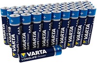 Varta Longlife Power，碱性电池，AAA，Mignon，LR03，40件，非常适合遥控玩具、控制器、电脑鼠标、手电筒、浴室秤、医疗设备