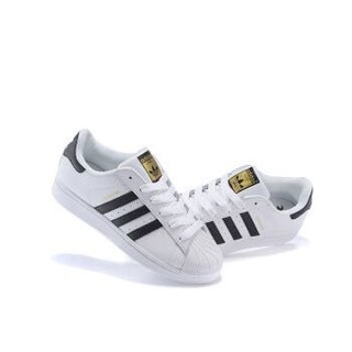 adidas 阿迪达斯 三叶草 金标贝壳头 经典男女同款 SUPERSTAR C77154 白色  36.5