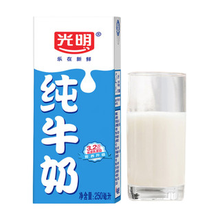 Bright 光明 纯牛奶 250ml*24盒*2箱