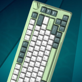 ROYAL KLUDGE H81 81键 2.4G蓝牙 多模无线机械键盘 如茵版 青瓷轴 RGB